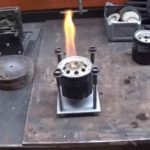 Как сделать походную мини печку из масляного фильтра авто